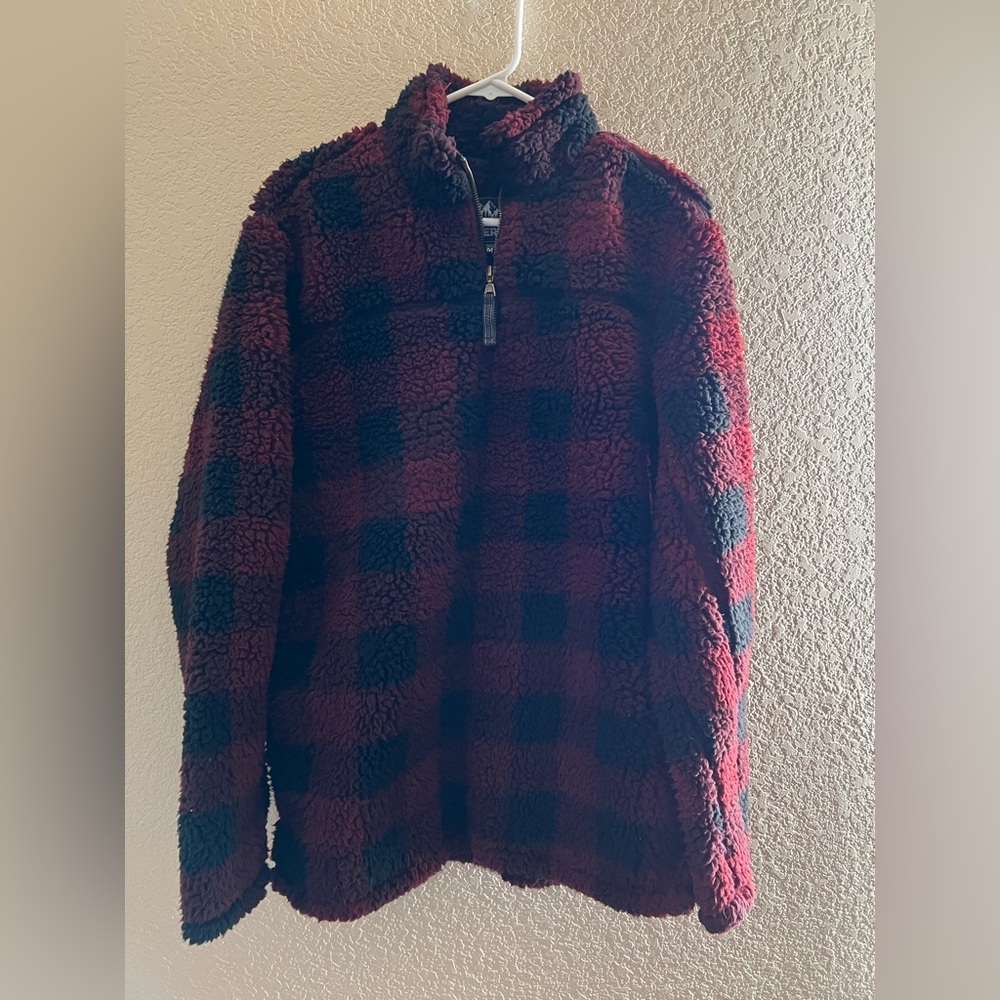 Alpine Sherpa Teddy Half Zip Pullover